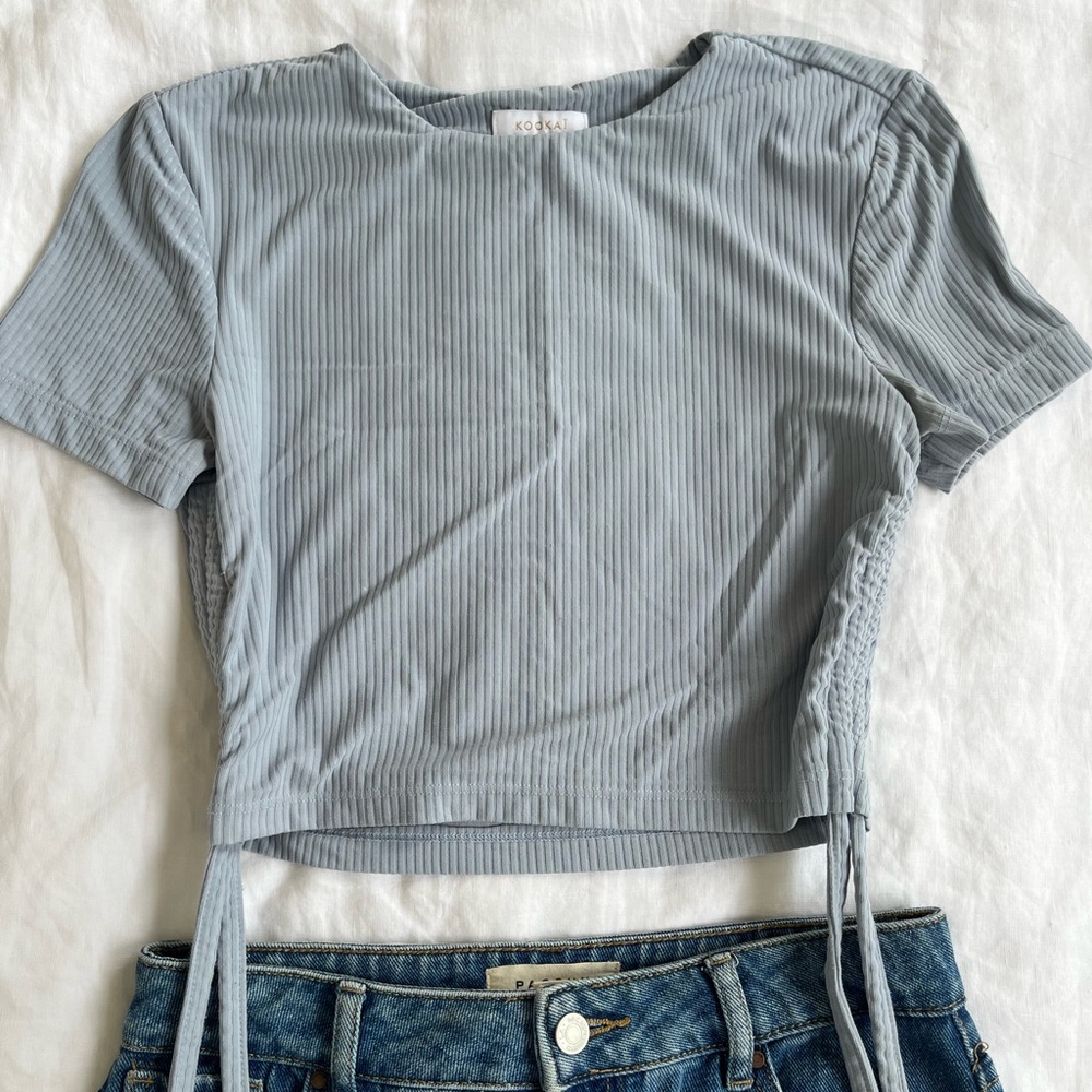 Kookai Baby Blue Top